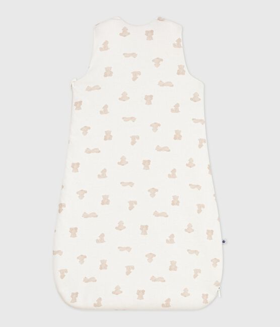 Babyschlafsack aus Baumwolle mit Bärmotiv TOG-Wert 2 MARSHMALLOW/ BRUN