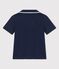 Kurzärmeliges Poloshirt aus Jersey für Jungen blau SMOKING