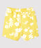 Umweltfreundliche Baby-Badeshorts gelb ORGE/weiss MARSHMALLOW