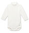 Unisex Baby Rollkragenbody weiss MARSHMALLOW