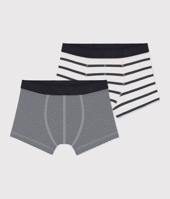 Geschenkset Pyjama und gestreifte Boxershorts aus Baumwolle variante 1