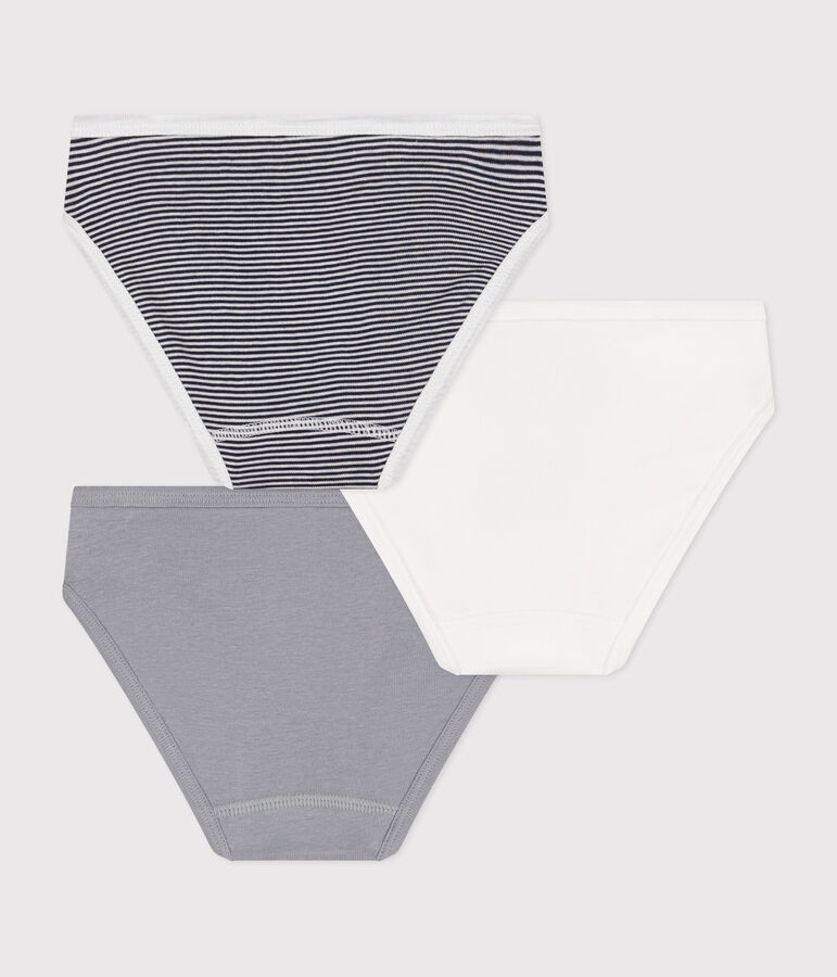 Lot de 3 culottes en coton enfant vielfarbig