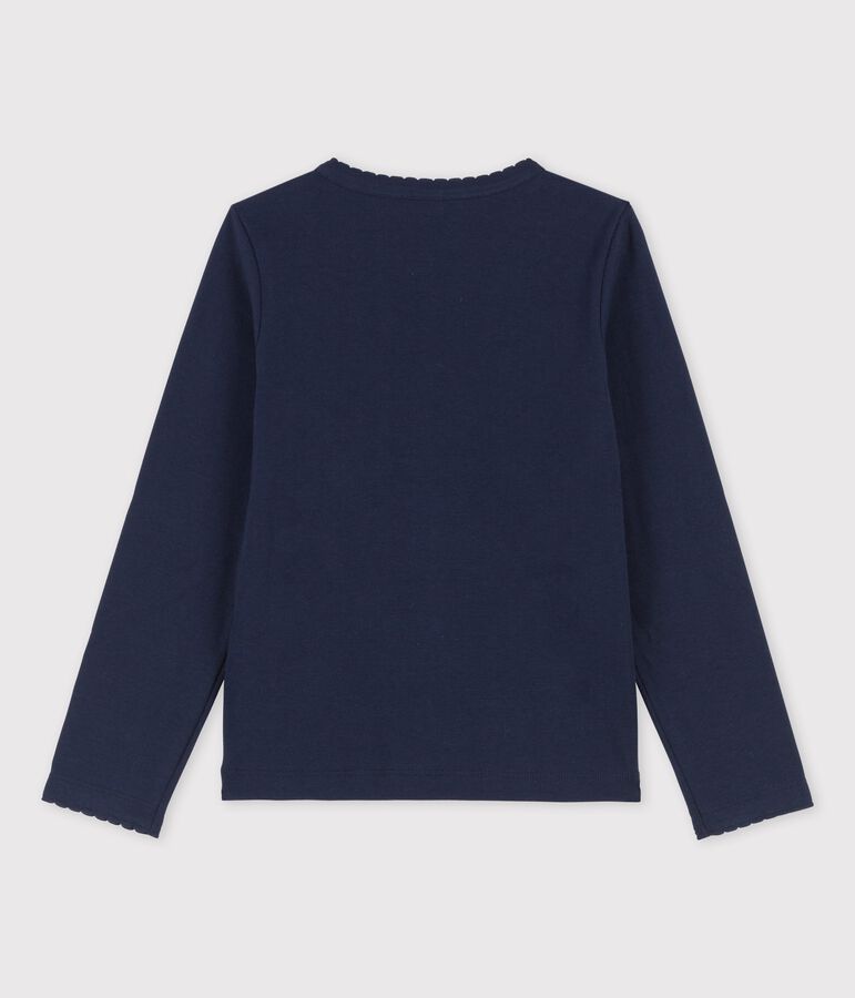 Lang&auml;rmeliges T-Shirt f&uuml;r M&auml;dchen / Jungen blau