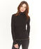 Unterziehpullover mit Glitzer für Damen schwarz NOIR/gelb OR