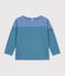 Kinder-Streifenshirt Marini&egrave;re aus Baumwolle blau/gr&uuml;n