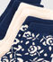 3 Paar Baby-Socken aus Baumwolle mit Blumenmotiv variante 1
