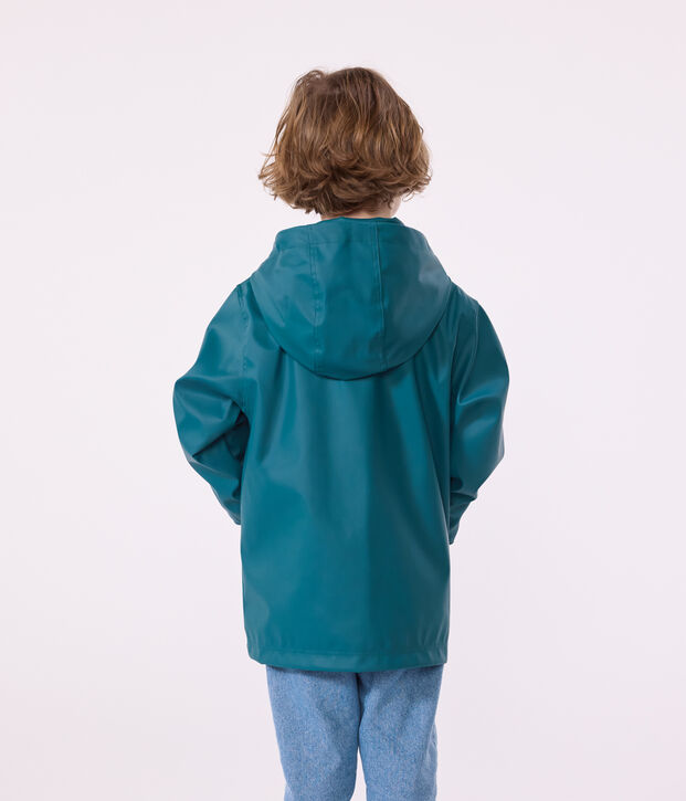 Klassische Kinder-Regenjacke f&uuml;r Jungen gr&uuml;n