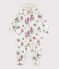 Baby-Fliegerorverall für Mädchen/Jungen weiss MARSHMALLOW/rosa ROSE/ MULTICO