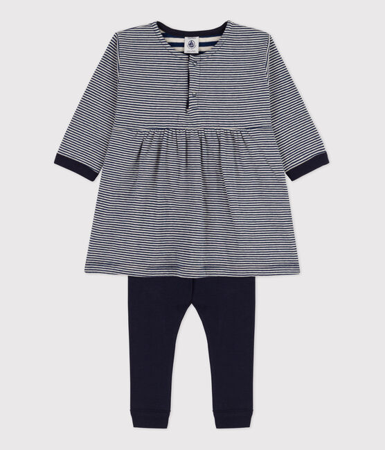 Geschenkset für das Baby: Kleid und Leggings variante 1