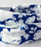 Bedrucktes Mädchen-Kopftuch weiss MARSHMALLOW/blau PERSE