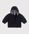 Baby-Anorak mit Fleece-Futter blau