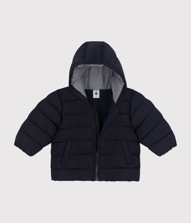 Baby-Anorak mit Fleece-Futter blau