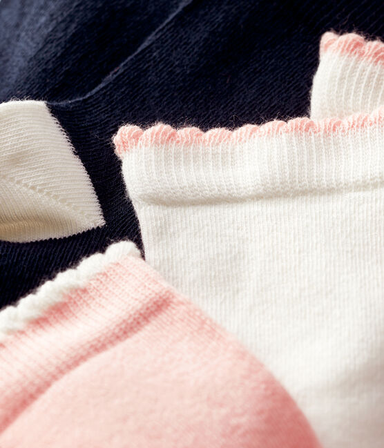 3er-Set Kindersocken für Mädchen variante 1