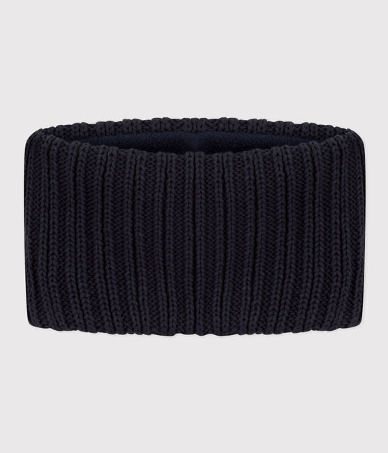 Snood aus Strick mit Fleece-Futter für Jungen und Mädchen blau SMOKING