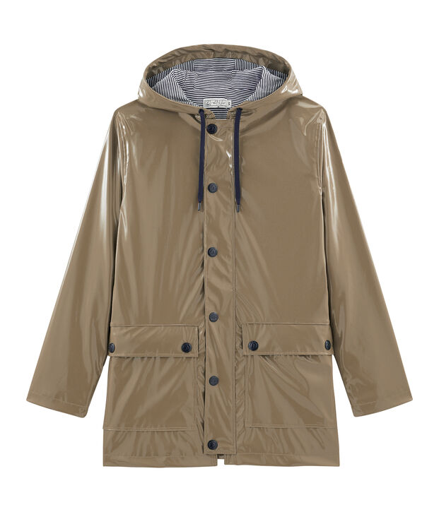 Regenjacke Lack-Look f&uuml;r Damen braun