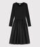 Kleid aus Tüll für Damen schwarz BLACK/gelb OR