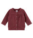 Glitzernder Baby MädchenCardigan aus Molton