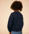 Mädchen-Sweatshirt aus Molton blau SMOKING