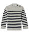 Baby-Kaschmirpullover für Jungen grau BELUGA/blau SMOKING
