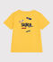 Gemustertes Jungen-T-Shirt aus leichtem Jersey gelb NECTAR