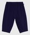 Baby-Hose aus einfarbiger Baumwolle blau