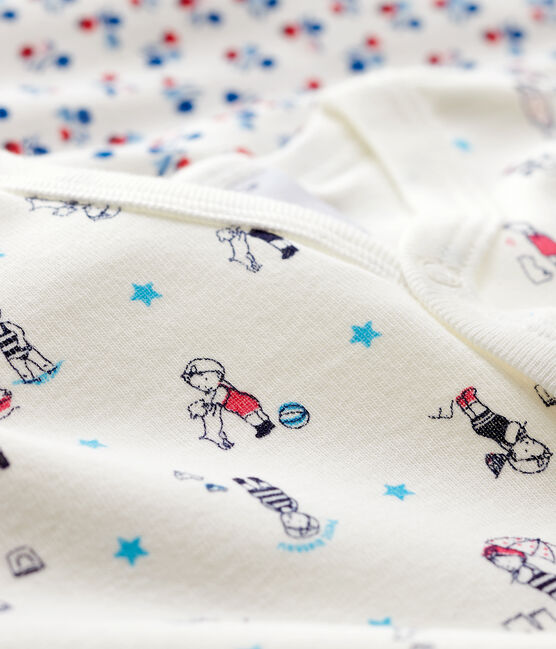 2er-Set Baby-Strampler in Rippstrick für Mädchen variante 1