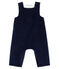 Baby Jungen Latzhose aus feinem Nicki blau SMOKING