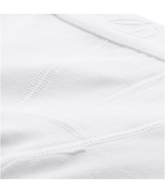 Einfarbige Jungen Boxershorts weiss ECUME