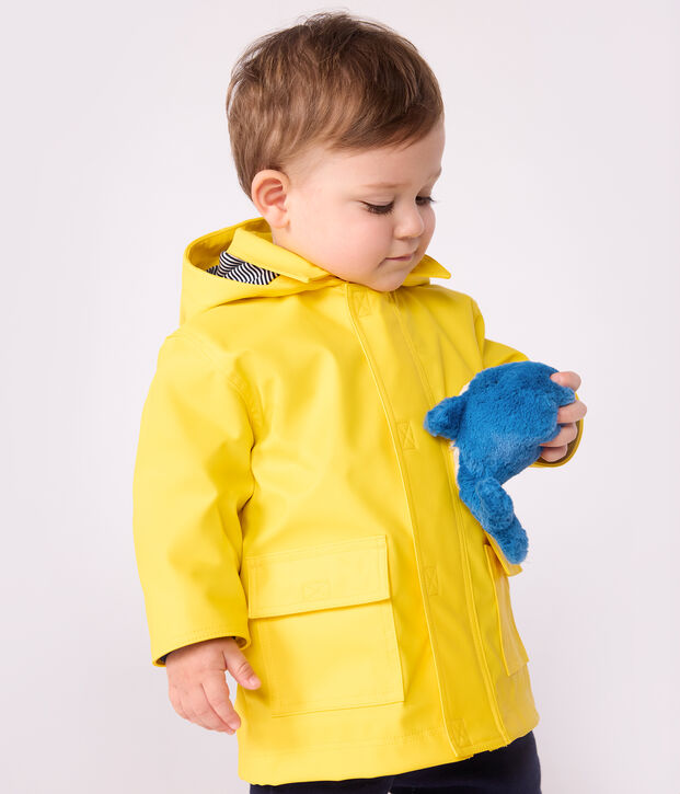 Klassische Baby-Regenjacke gelb