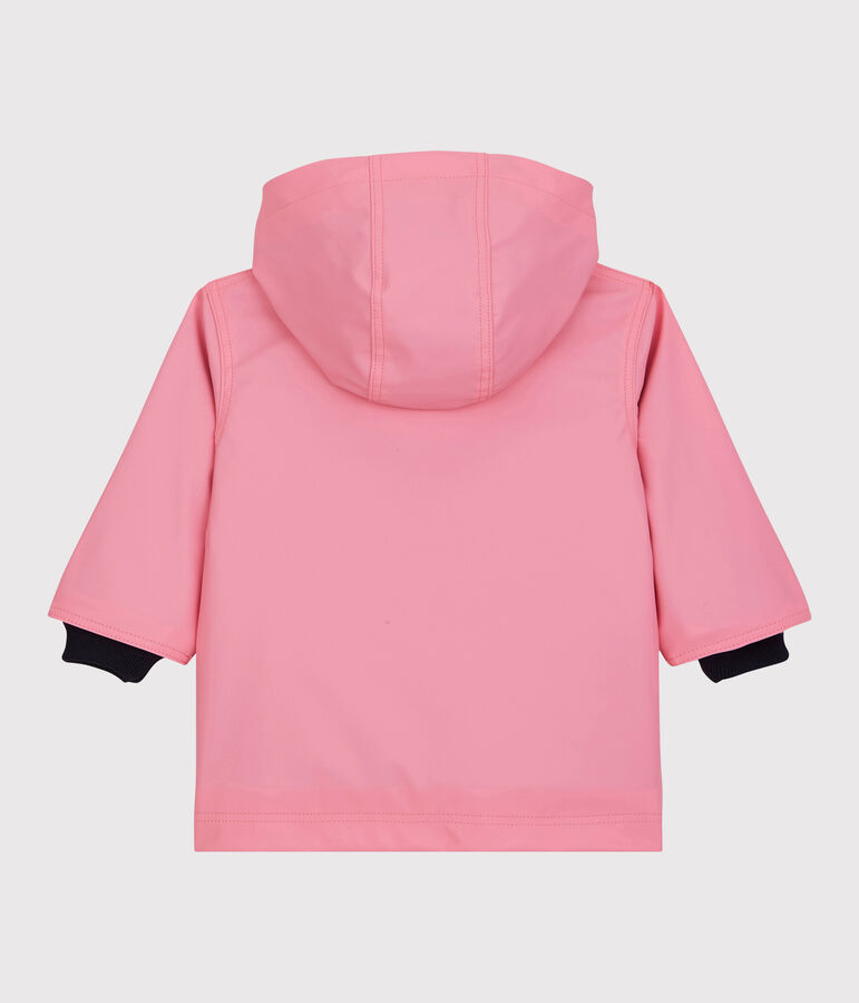 Klassische Baby-Regenjacke rosa PETAL