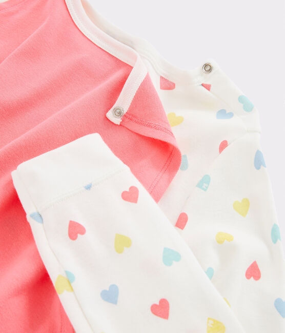 Overall mit Maske für Mädchen weiss MARSHMALLOW/weiss MULTICO