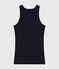 Damen-Tanktop L’Iconique aus Baumwolle blau SMOKING