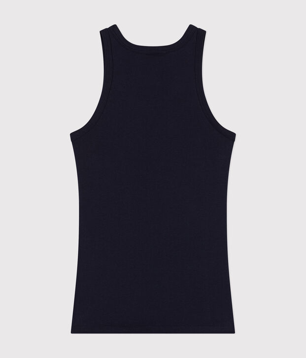 Damen-Tanktop L&rsquo;Iconique aus Baumwolle blau