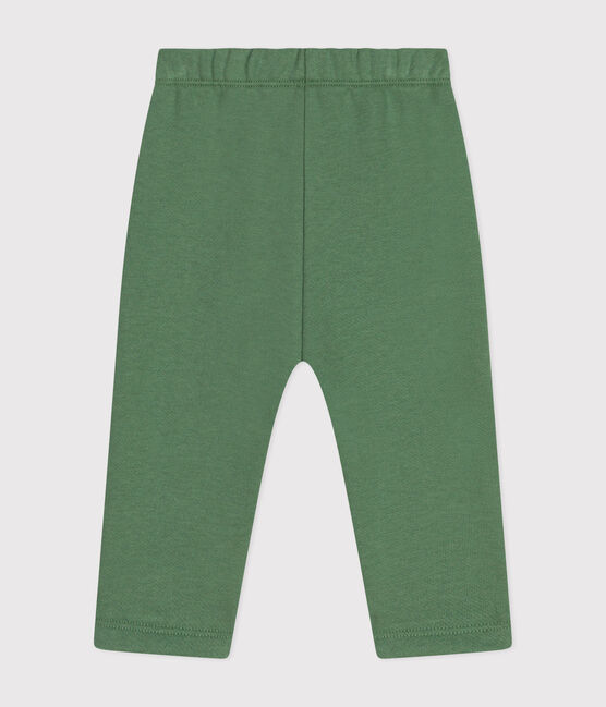 Baby-Hose aus Molton grün PALMERAIE