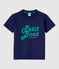Kurzärmeliges T-Shirt aus Baumwolle für Jungen blau MEDIEVAL