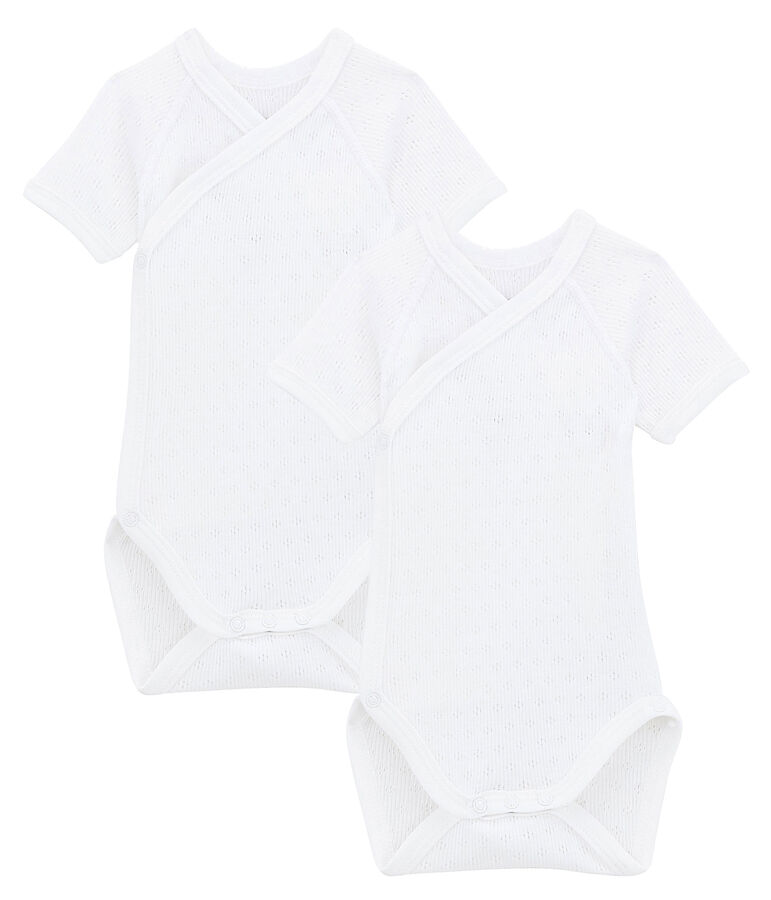 2er-Set Baby Jungen Bodys ML mit Kragen vielfarbig
