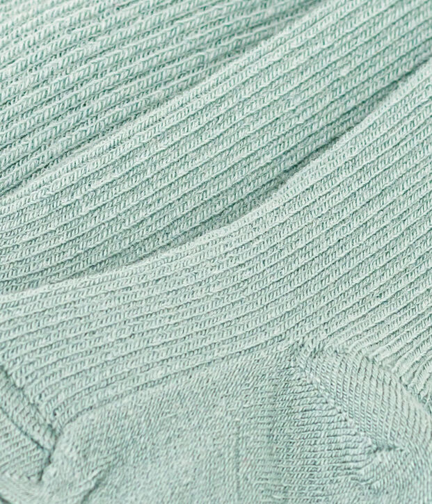 Baby-Strumpfhose aus Wolle gr&uuml;n