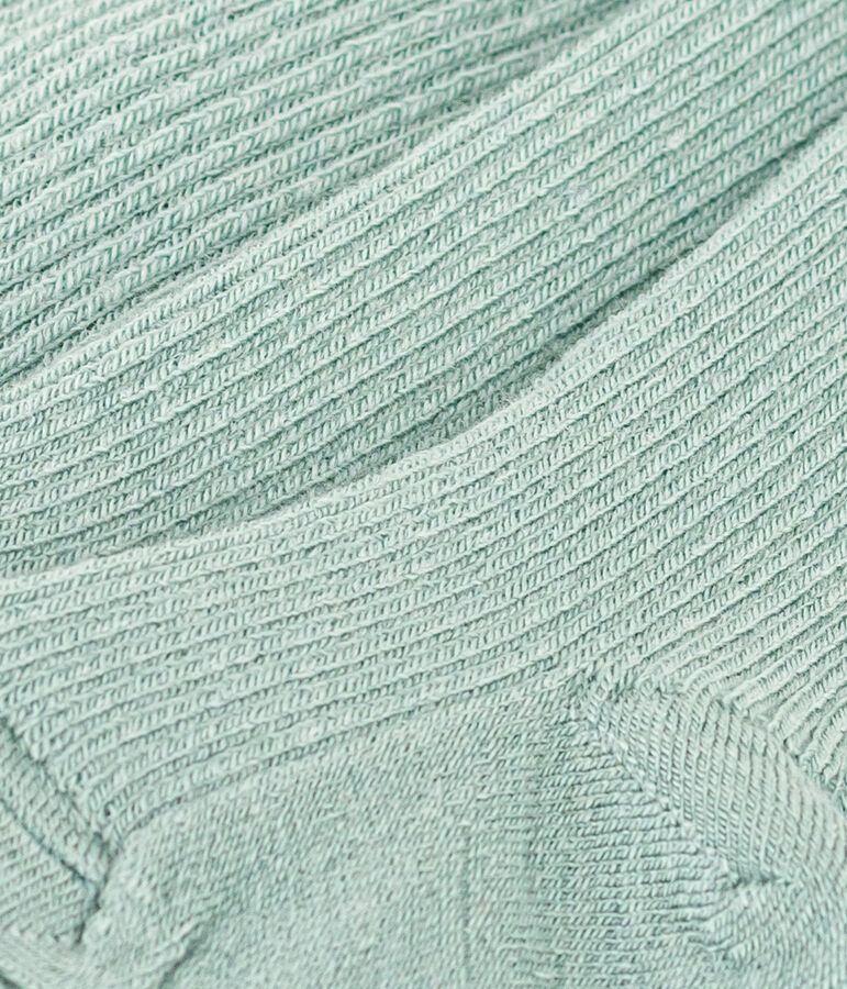 Baby-Strumpfhose aus Wolle gr&uuml;n BOB