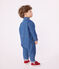 Langer Baby-Overall aus Denim blau DENIM CLAIR