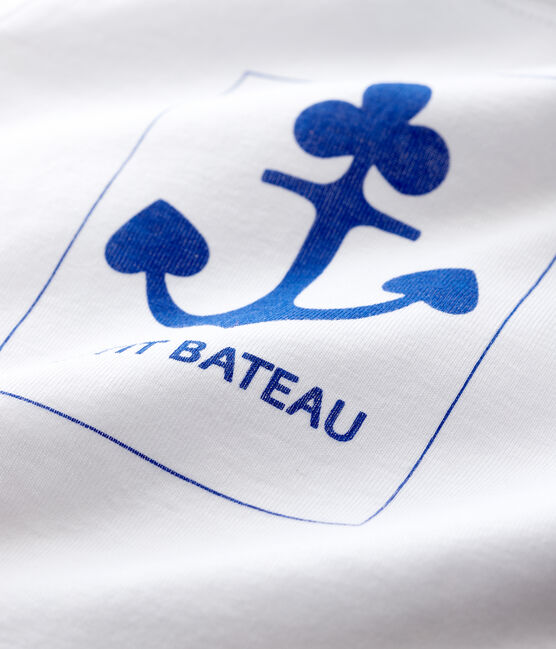 Baby-T-Shirt für Jungen weiss ECUME