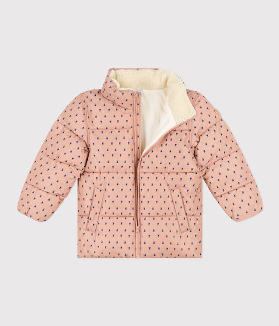 Winterjacke mit ausziehbarer Kapuze für Mädchen VINTAGE/ MULTICO