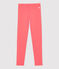 Kinder-Leggings aus Jersey-Elasthan für Mädchen orange PEACHY