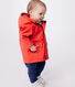 Ikonische Baby-Regenjacke aus wasserabweisendem Stoff