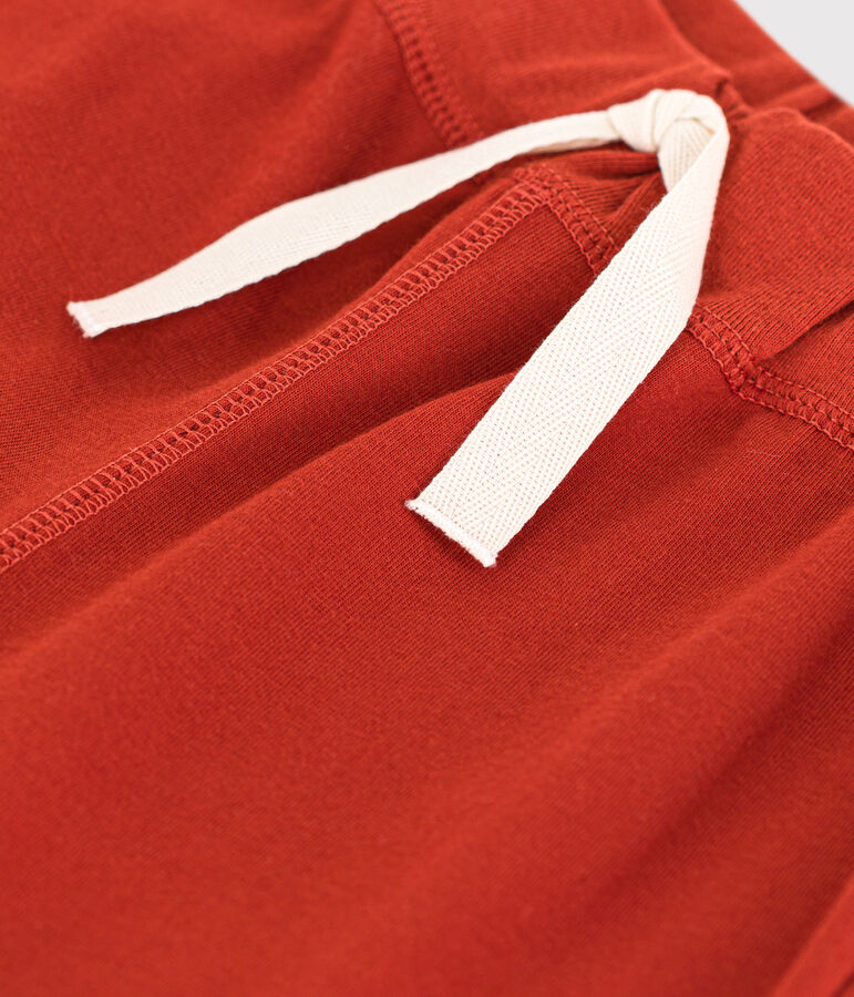 Kinder-Bermudashorts aus Baumwolle f&uuml;r Jungen rot