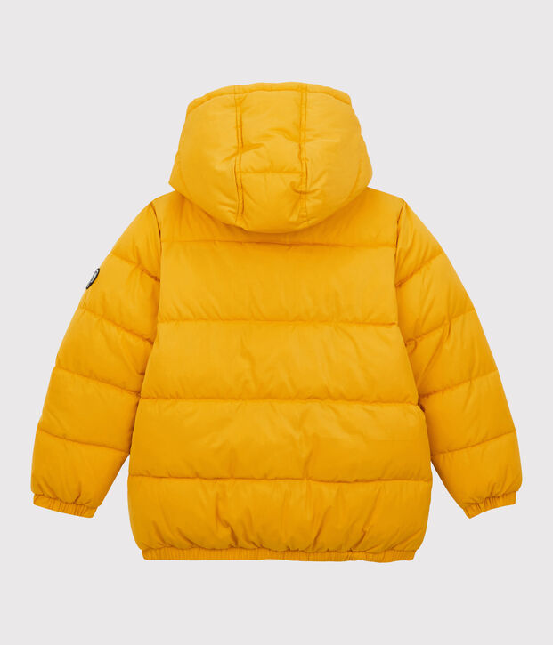 Gef&uuml;tterte Kinder-Winterjacke f&uuml;r Jungen gelb