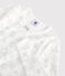 Snugfit-Kinderpyjama aus Baumwolle mit paillettiertem Sternen-Print für Mädchen weiss MARSHMALLOW/weiss MULTICO