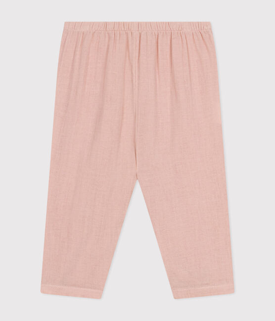 Baby-Hose aus Musselin-Stoff rosa SALINE