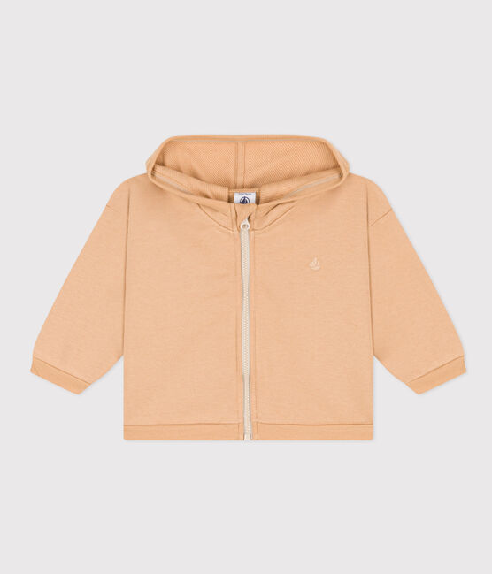 Baby-Hoodie aus Molton beige TOURONE