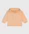 Baby-Hoodie aus Molton beige TOURONE