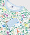 Kinderpyjama aus Baumwolle mit Dschungelmotiv für Jungen weiss MARSHMALLOW/weiss MULTICO